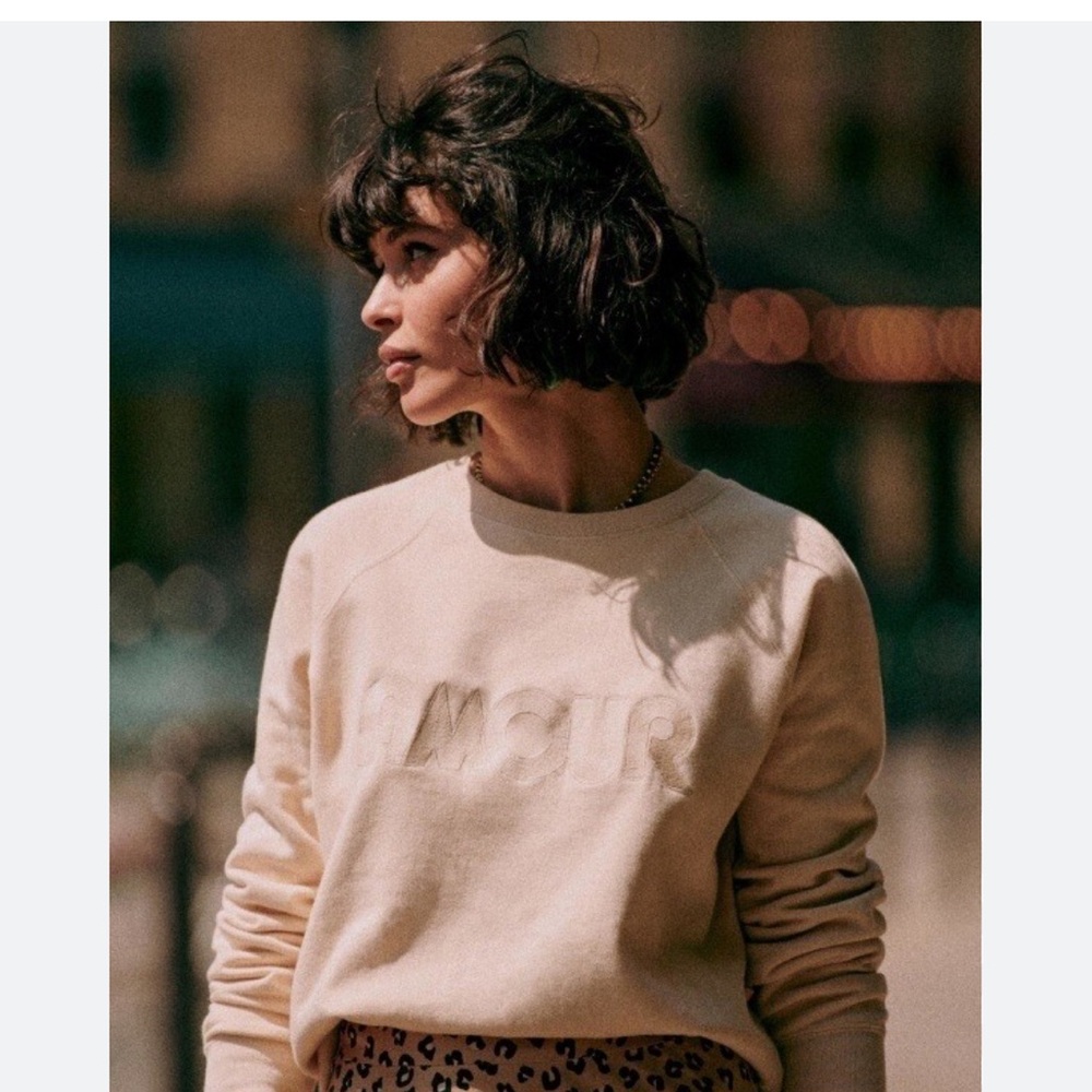 Sezane Amour sweatshirt